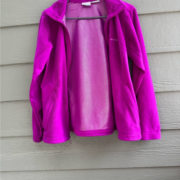 Columbia woman Fleece Jacket - Vibrant Purple - Picture 4 of 4